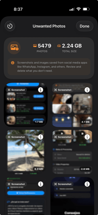 Smart Cleaner Interface